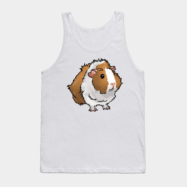 Light Dutch Abyssinian Guinea Pig Tank Top by Kats_guineapigs